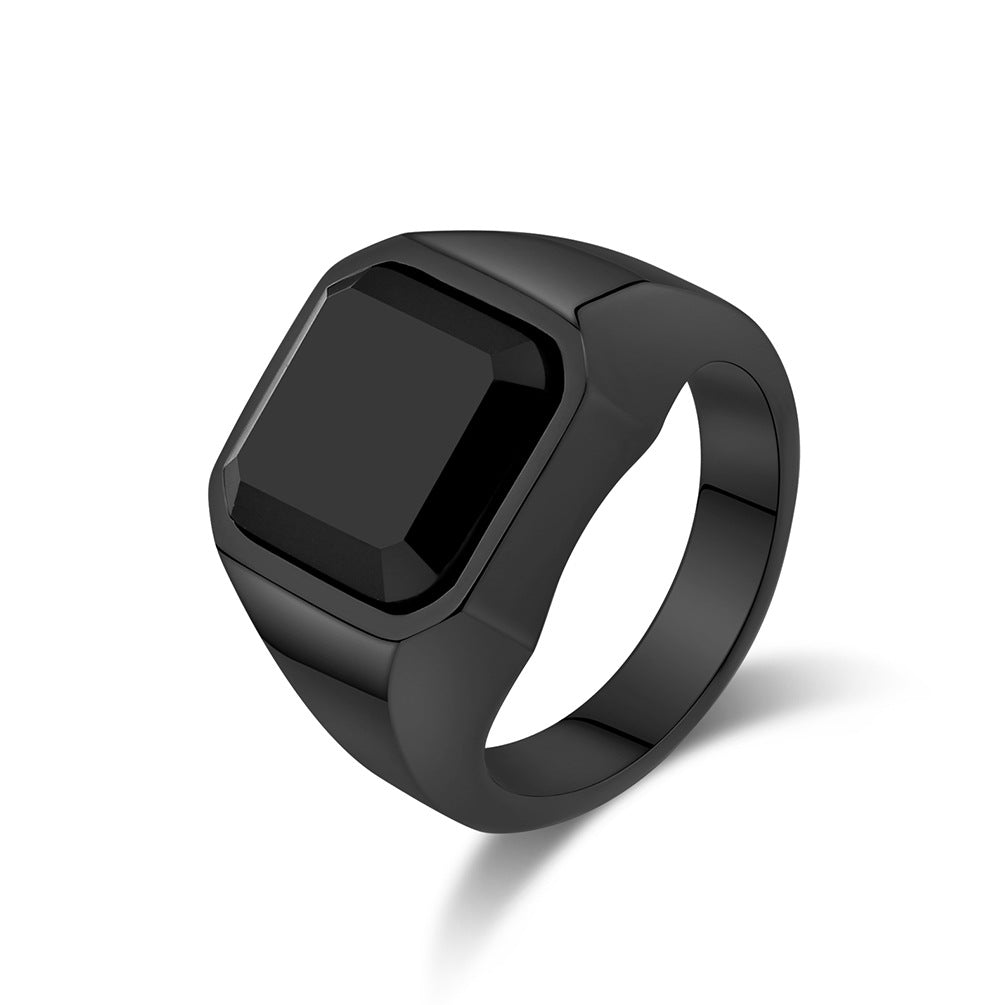 Steel Ring - Luxury Men's Everyday Wear, Durable Stainless Steel Ring For Groomsmen, Modern Everyday Accessory