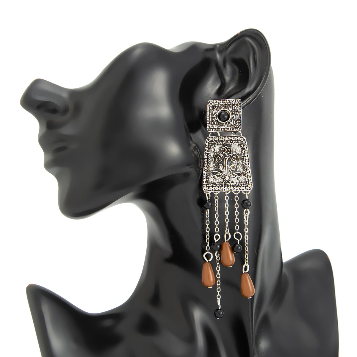 Statement Earrings Beaded Fringe By Planderful Vienna Verve For Women Timeless Glamour