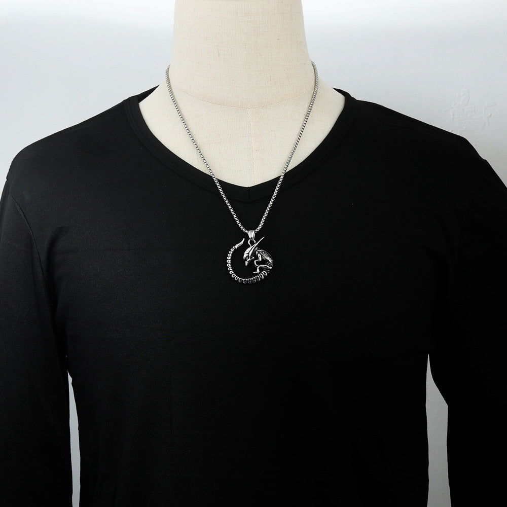 European And American Stainless Steel Exotic Beast Pendant