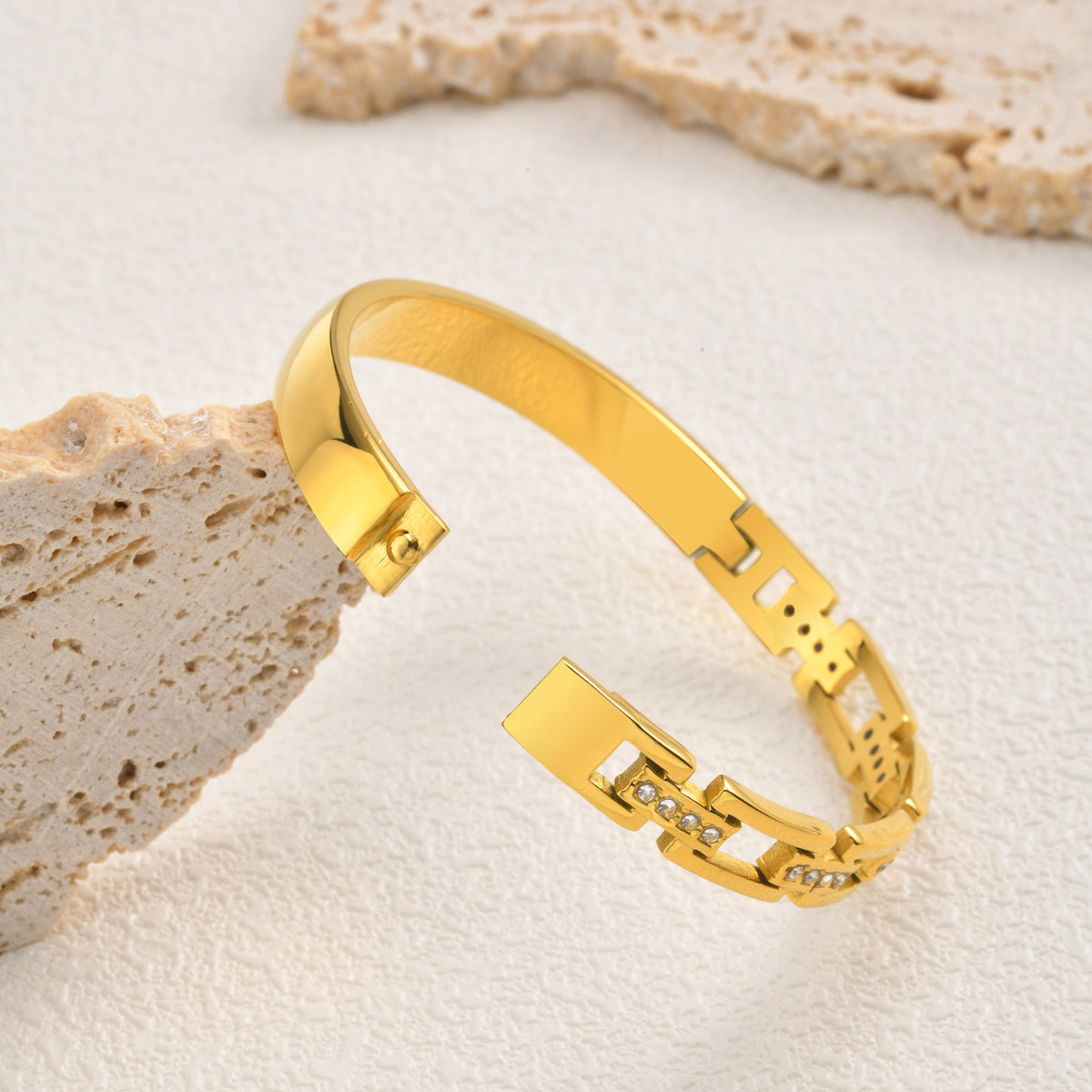Zircon Stainless Steel Bracelet