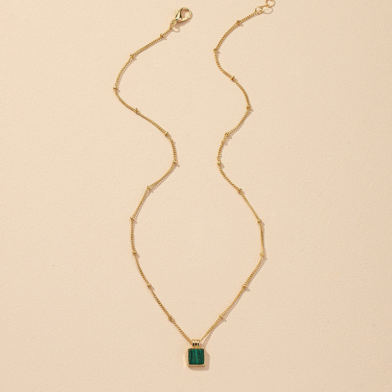 Turquoise Pendant Necklace - Vienna Verve Collection by Planderful
