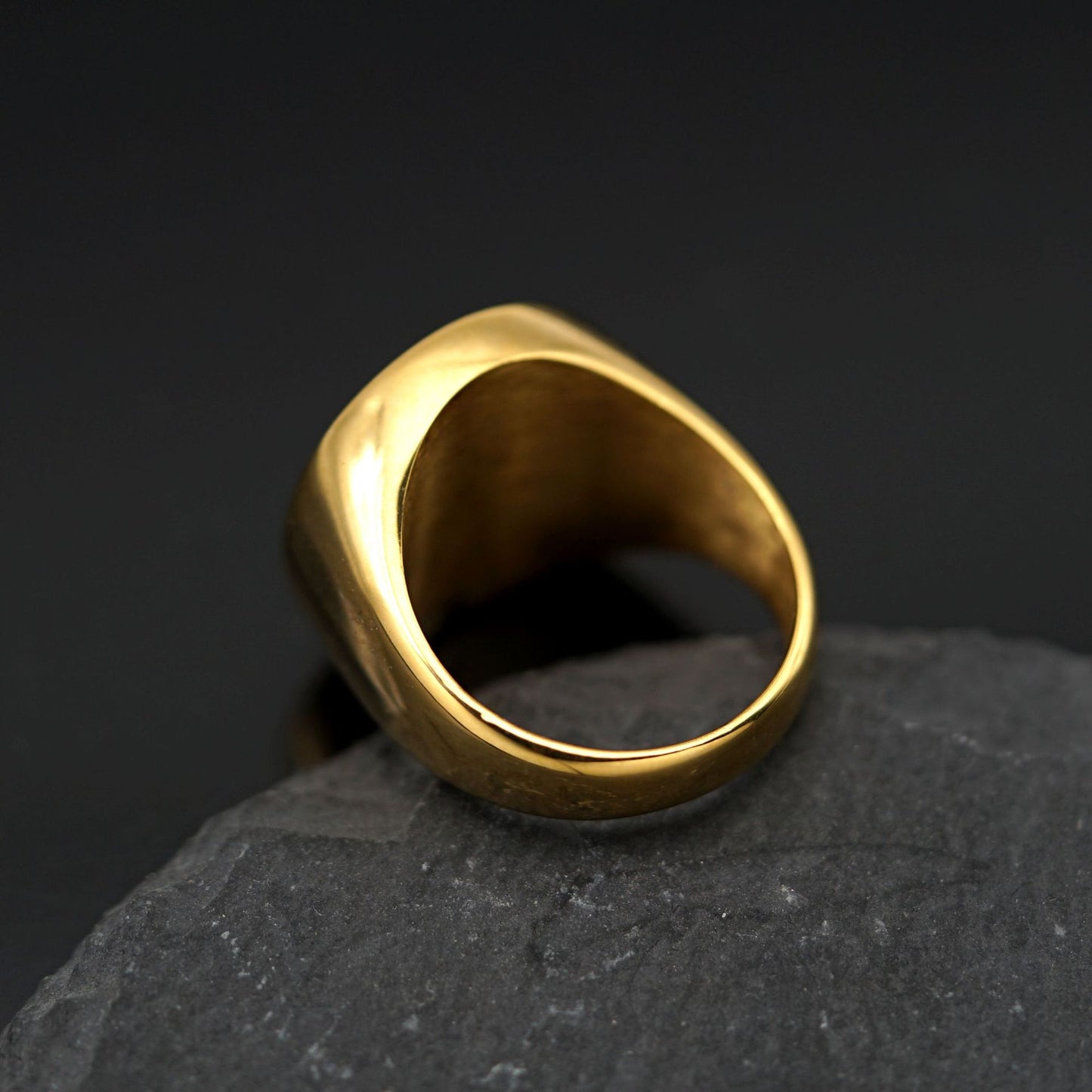 Planderful Retro Tai Chi Ring Stainless Steel With Black White Zircon Unisex Durable Gift For Him And Her