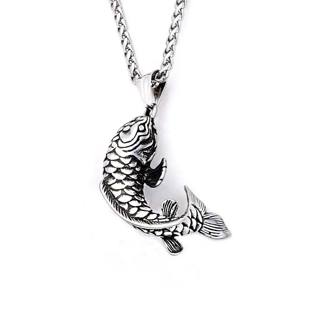 Punk Vintage Stainless Steel Men's Pendant Necklace