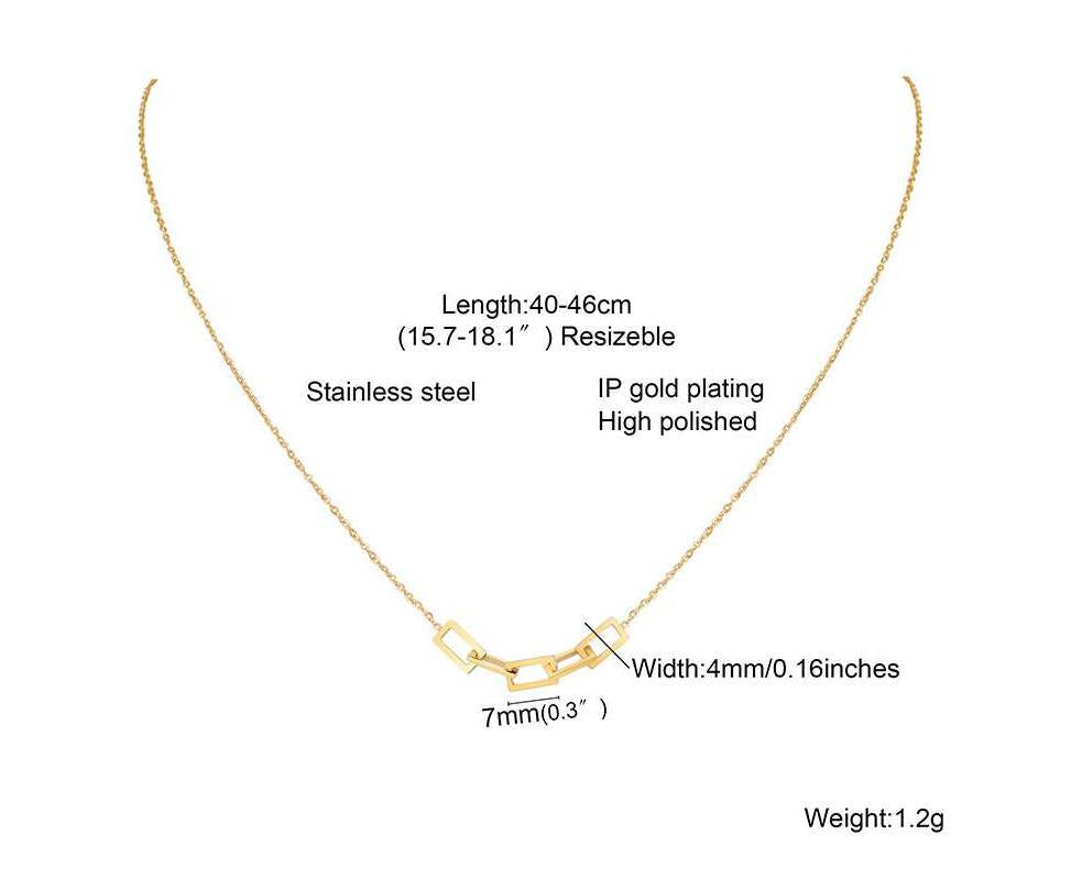 Gold-Plated Stainless Steel Bracelet Unisex