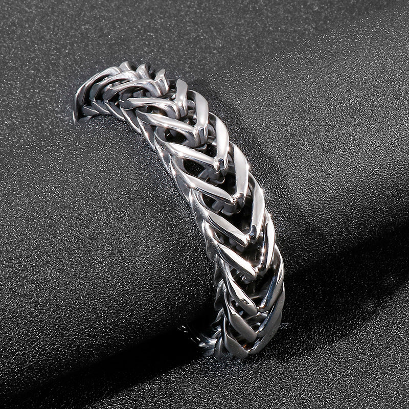 Stylish Men's Stainless Steel Punk Bracelet