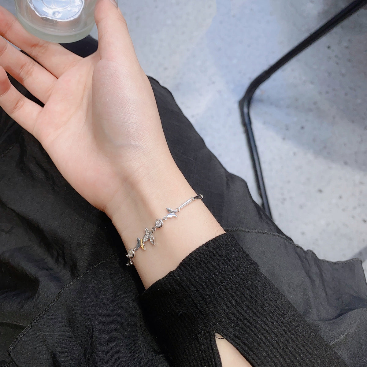 Butterfly 925 925 Sterling Silver Bracelet