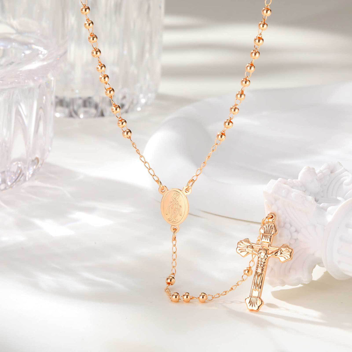 Stainless Steel Cross Vintage Necklace