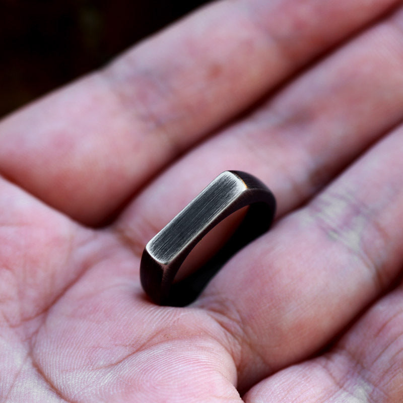 Trendy Titanium Steel Retro Rings for Men and Women, Wholesale Fashion from Japan and South Korea