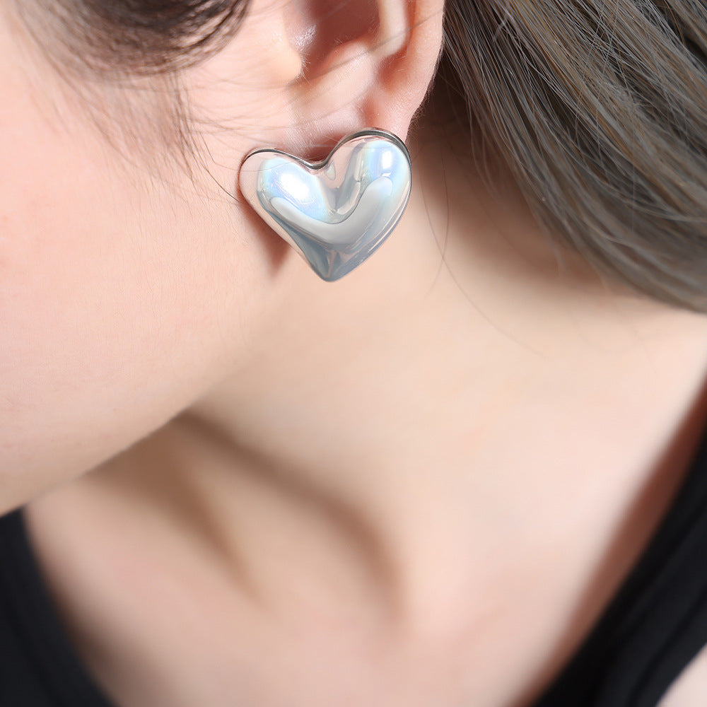 Romantic French Instagram-Inspired Titanium Steel Earrings