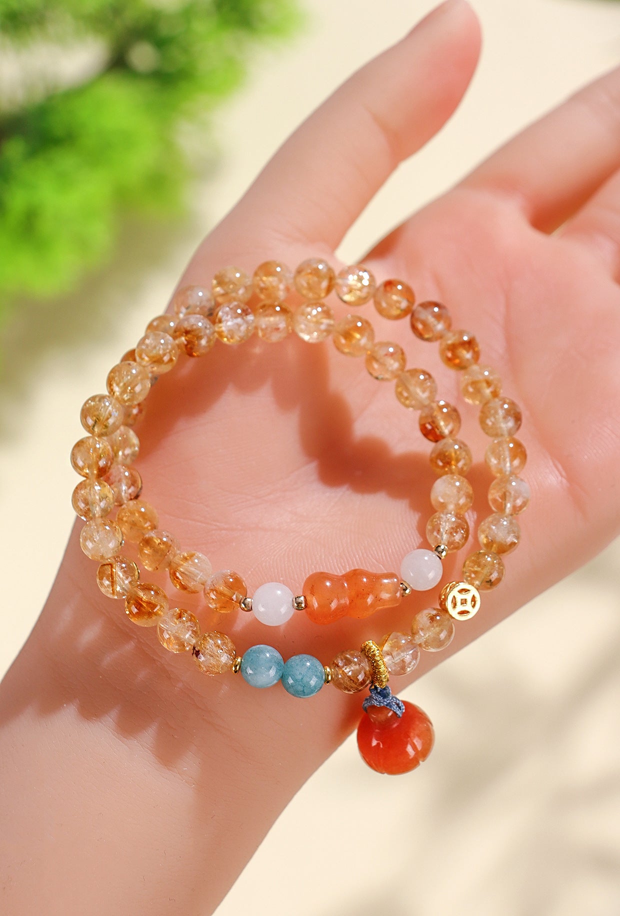 Planderful Fortune's Favor Bracelet – Ethnic Style Crystal Elegance