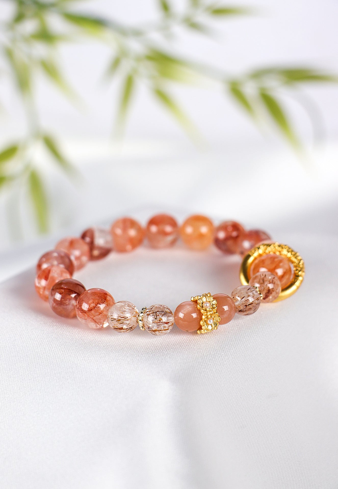 Planderful Fortune's Favor Bracelet – Elegant Black Gold Super Seven Design