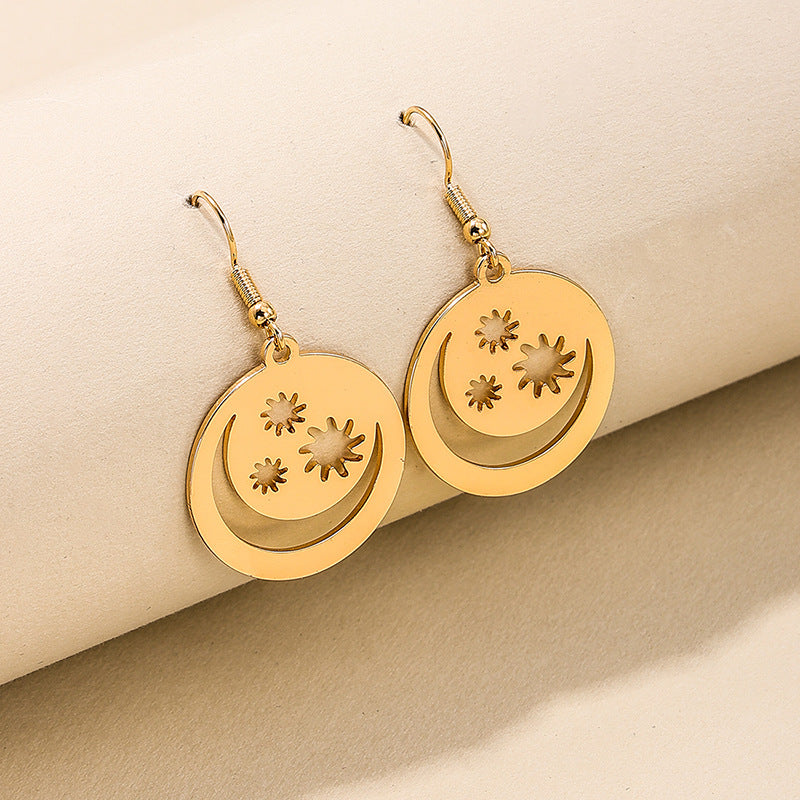 Moon and Star Earrings - Vienna Verve Collection