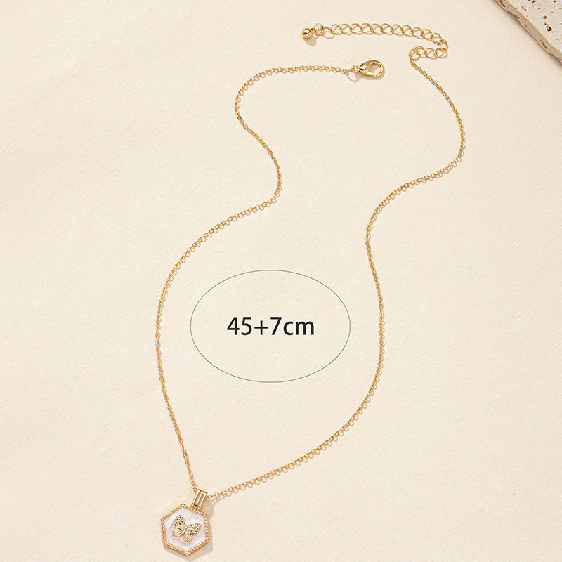 Golden Butterfly Mori Clavicle Necklace - Vienna Verve Collection