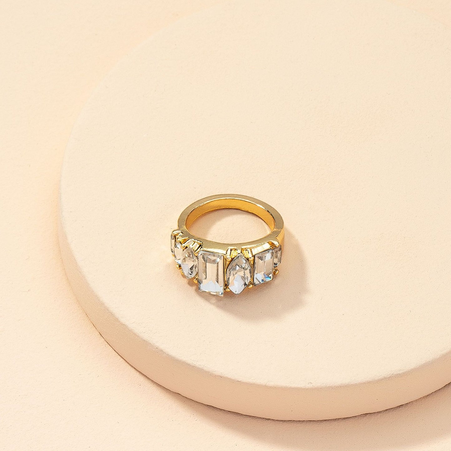 Frosty Chic Zircon Ring - Vienna Verve Collection
