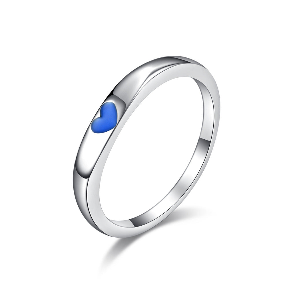 Planderful Titanium Steel Ring for Women Light Luxury Niche Design Wedding Proposal Jewelry