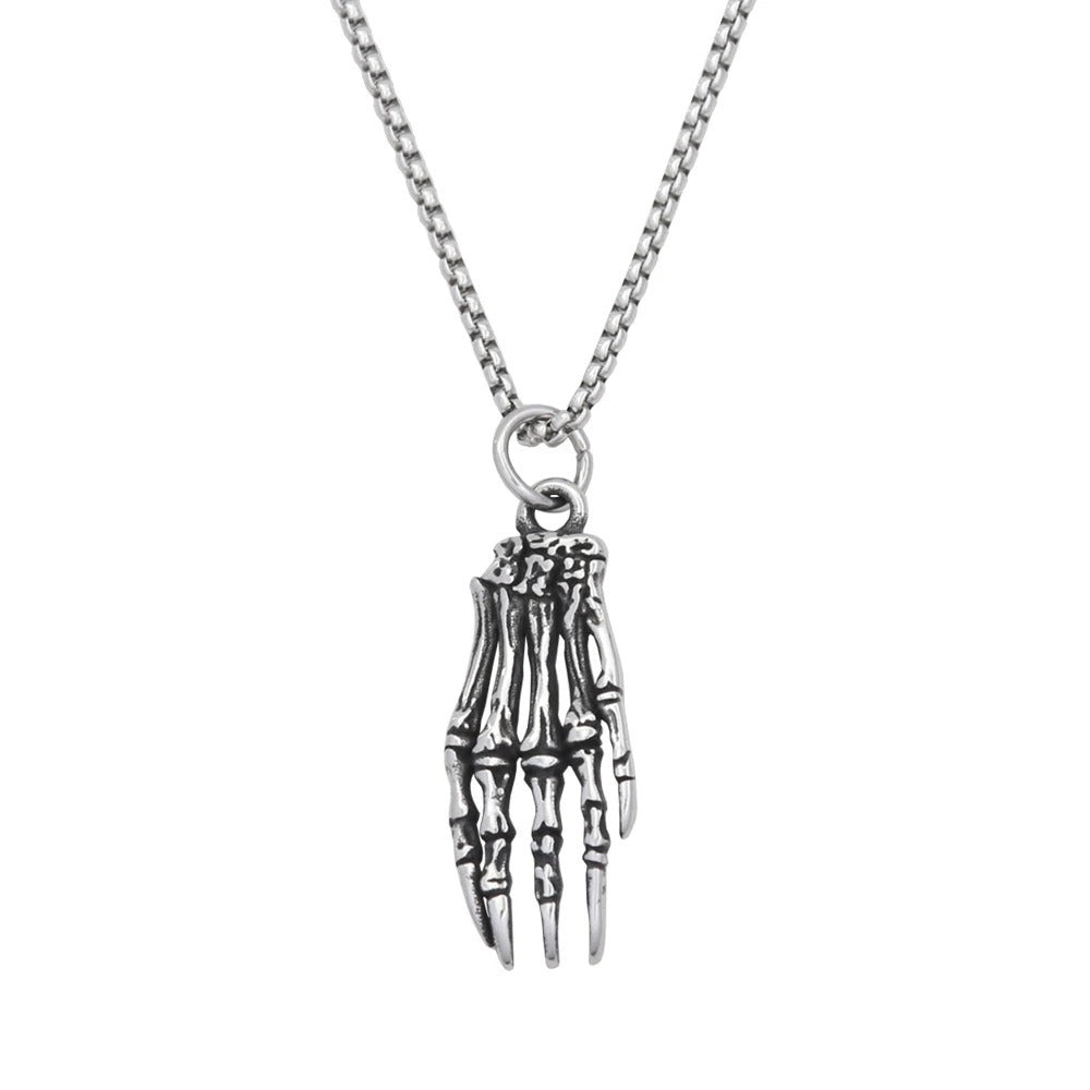 Skull Ghost Stainless Steel Men's Pendant Necklace