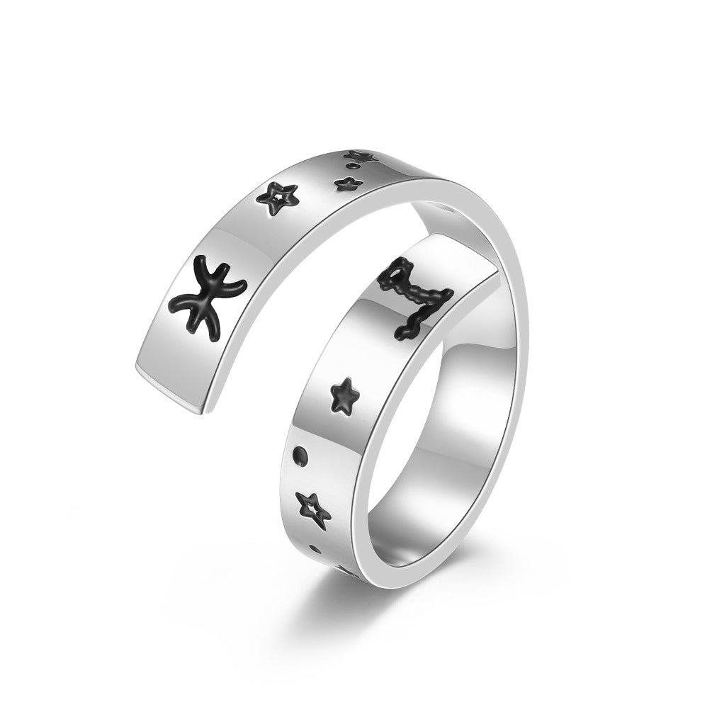 Japan and South Korea Adjustable Constellation Ring for All