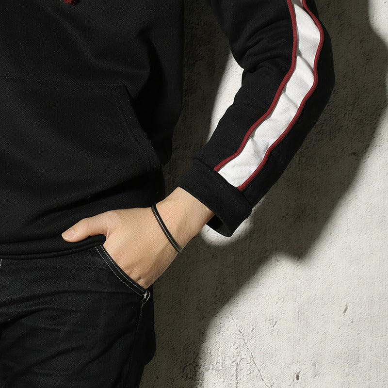 6MM Retro Gray Tide Brand Trendy Jewelry Stainless Steel Bracelet