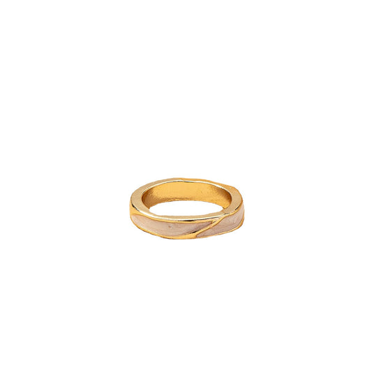 Golden Cross Alloy Ring - Vienna Verve Collection