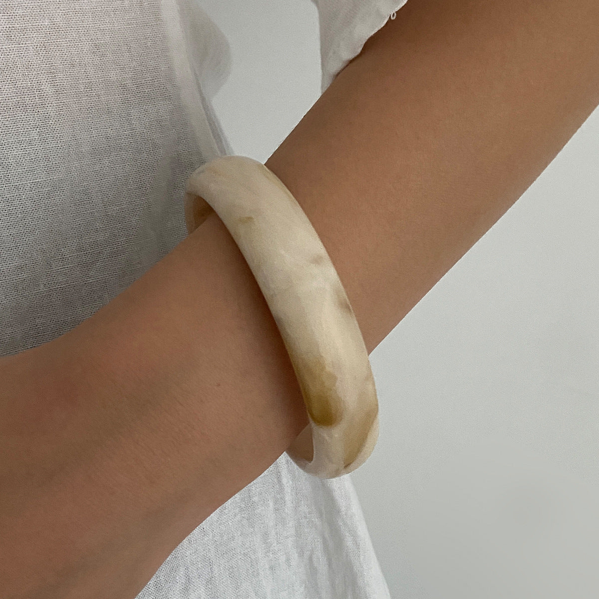 Retro Maillard Style Bracelet Cold Metal Smudge Bracelet