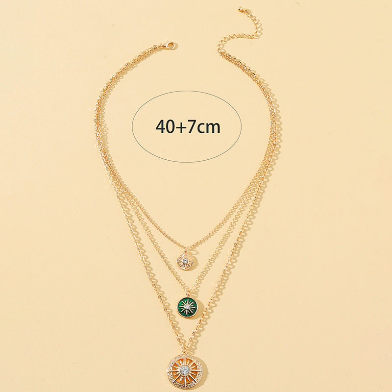 Elegant Vienna Verve Metal Necklace Sweater Chain - Luxurious Design