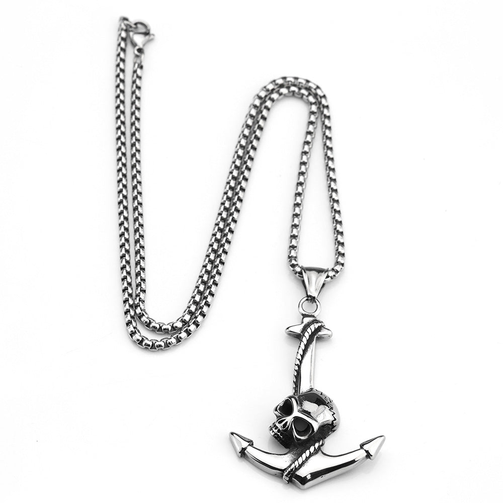 European And American Retro Stainless Steel Men's Pendant