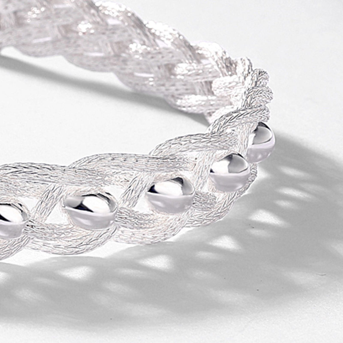 S925 Sterling Silver Twisted Bracelet