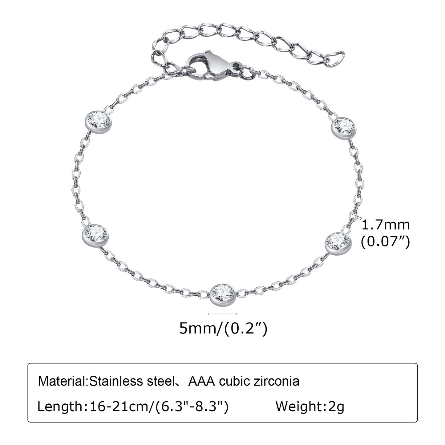 European And American Fashion Jewelry Wholesale Women's Stainless Steel Cross Bracelet