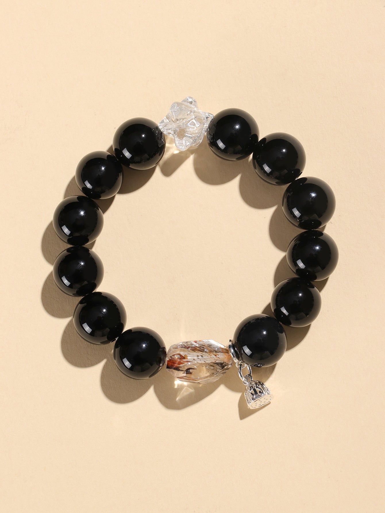 Planderful Fortune's Favor Bracelet – Personalized Obsidian Design