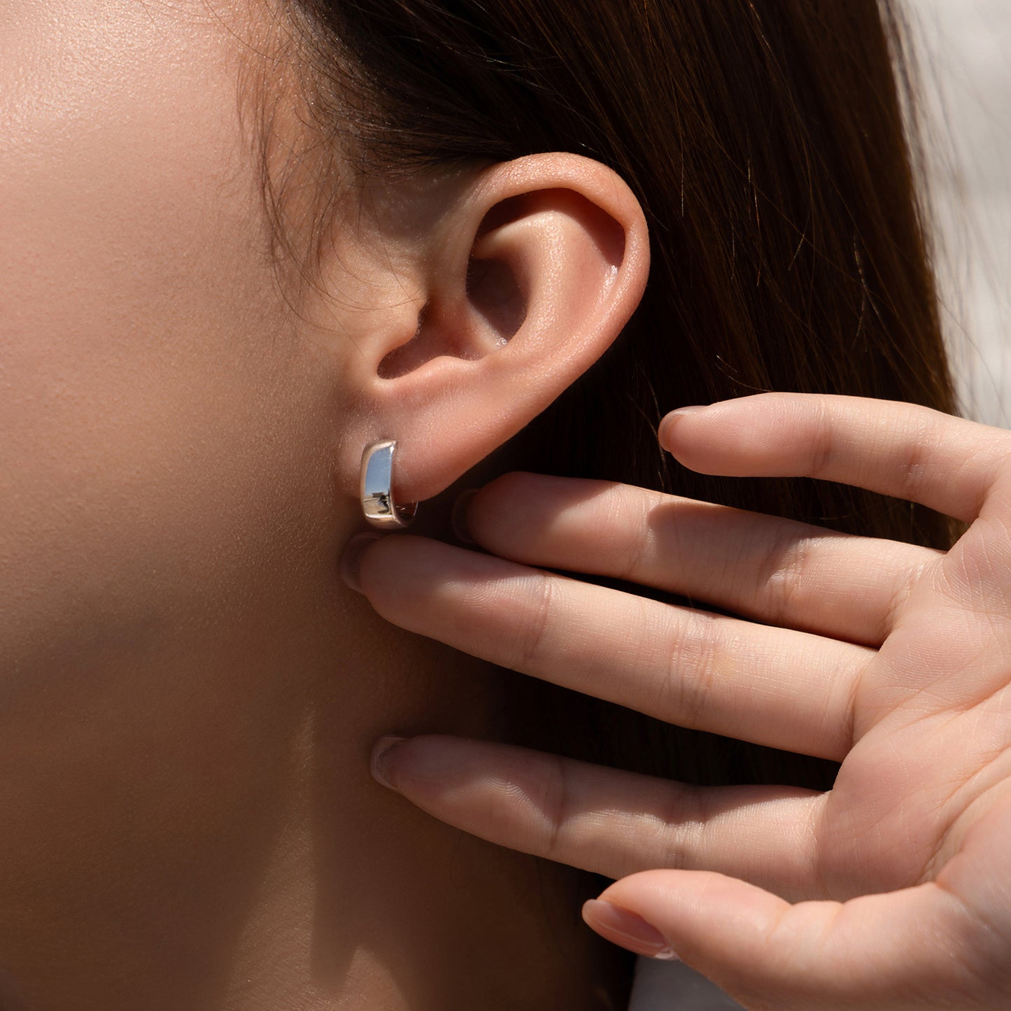 Planderful Everyday Genie Earrings – Minimalist Sterling Silver Design