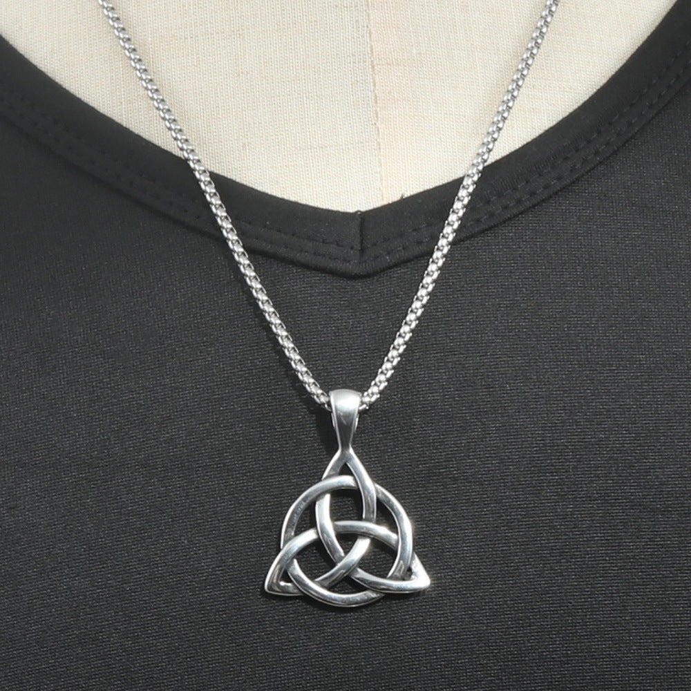 European And American Stainless Steel Pendant Necklace For Men