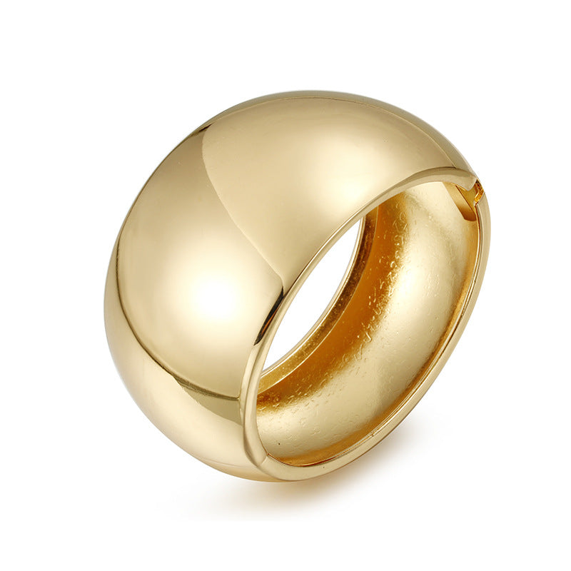 Vienna Verve Circle Bracelet - Elegant Zinc Alloy Jewelry