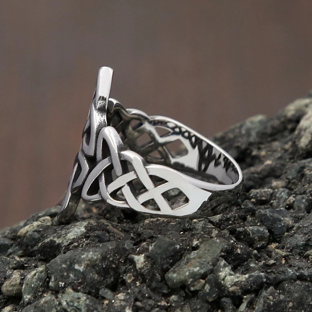 Celtic Viking Stainless Steel Men's Ring