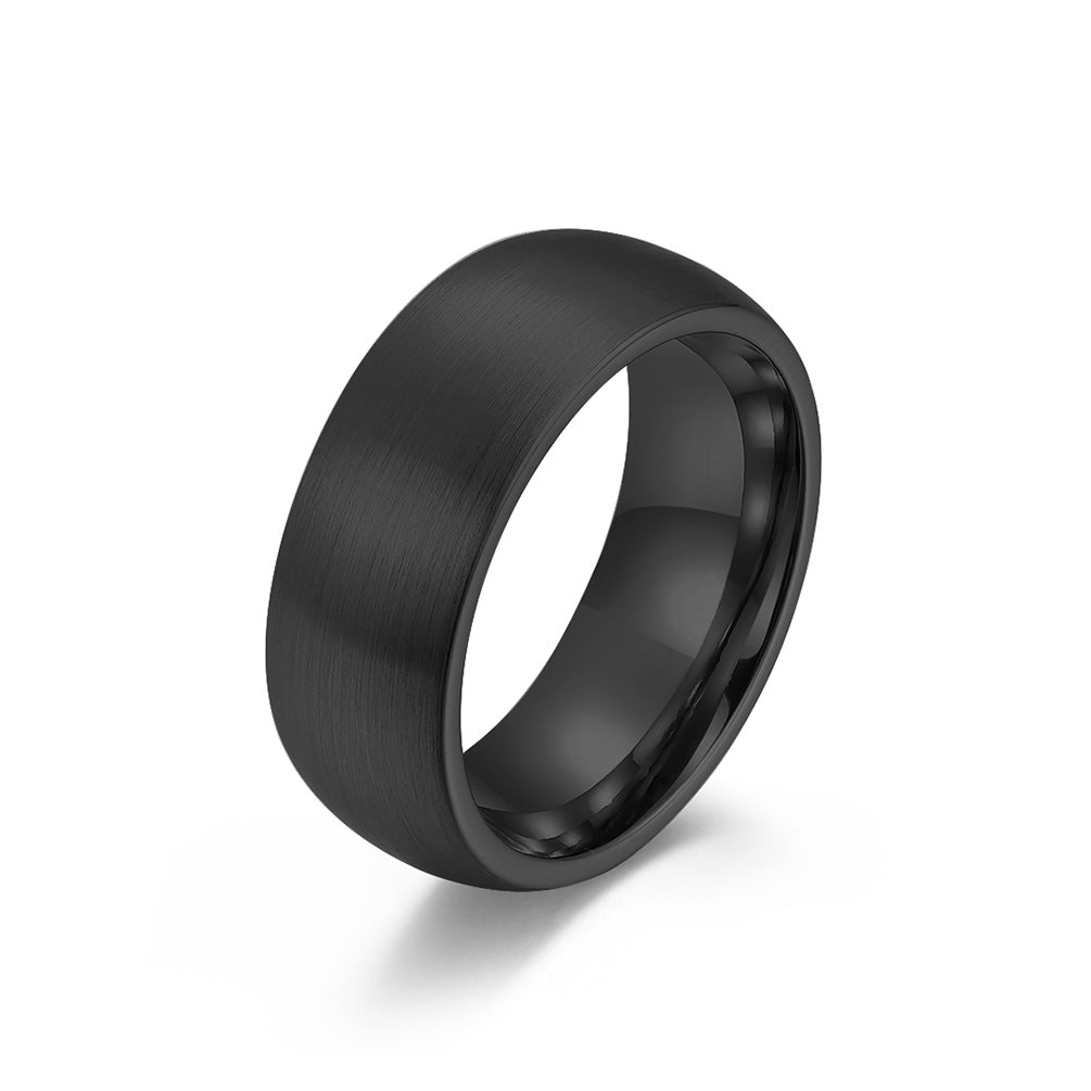 Tungsten Steel Matte Ring