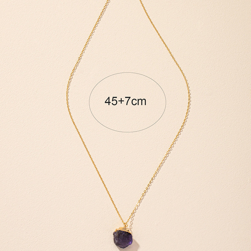 Europe & America's Trendy Crystal Necklace: Cross-Border Fashion Jewelry for O-Shaped Neck