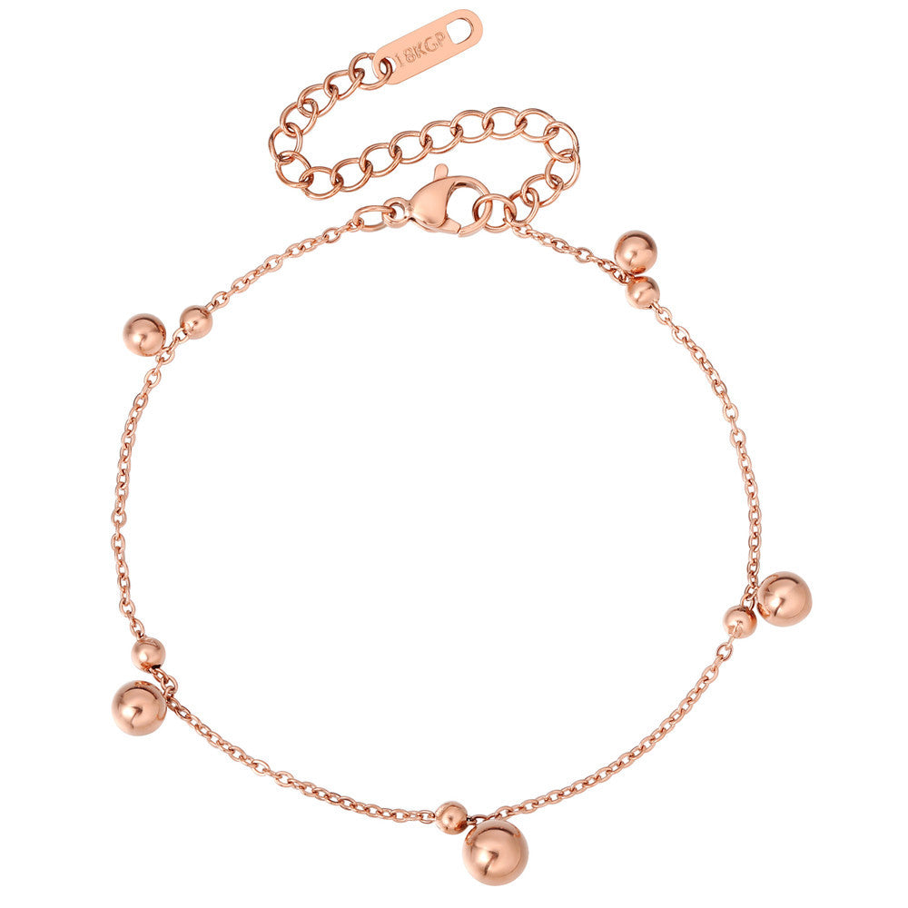 Planderful Everyday Genie Bracelet For Women Simple Round Bead Bell Statement Jewelry