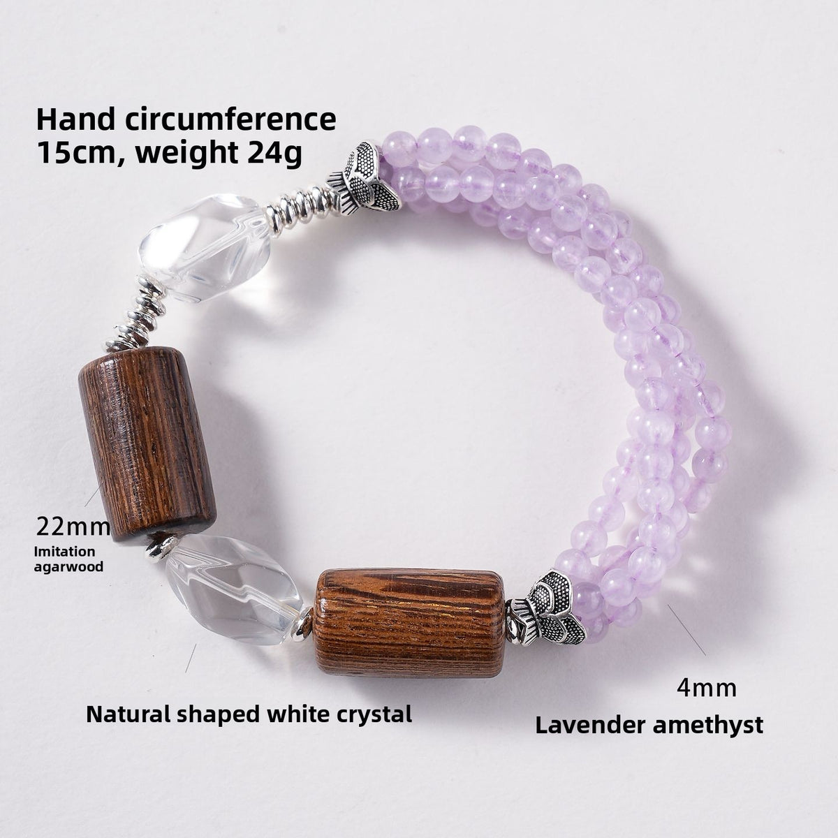 Hetian Jade Agarwood Crystal Bracelet