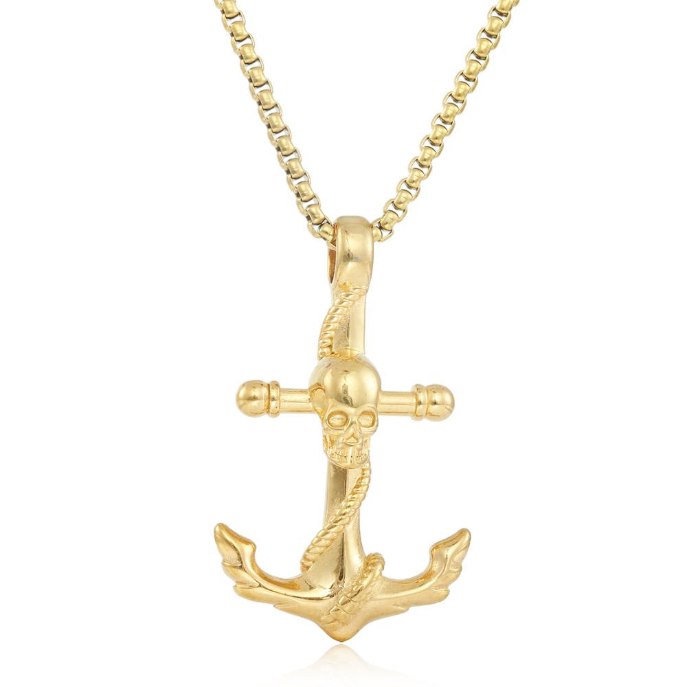 European And American Stainless Steel Boat Anchor Pendant