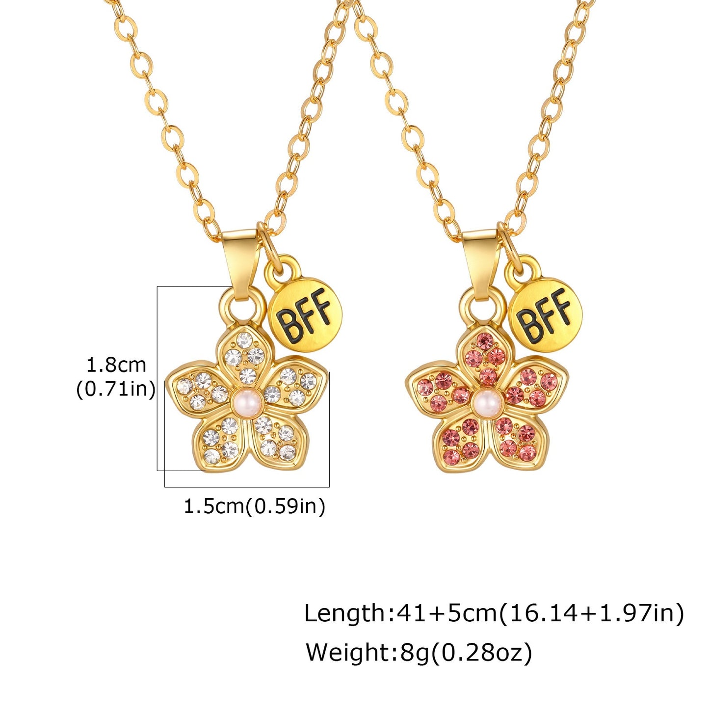 Women's Alloy Strawberry Dopamine Pendant Necklace Two-Piece Set Clavicle Chain