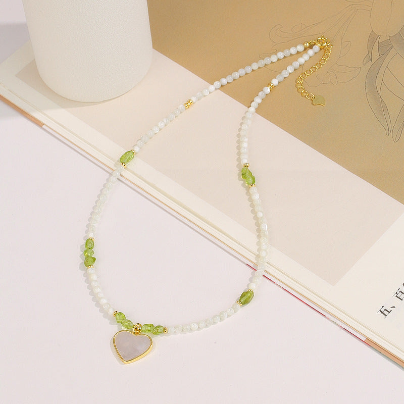Pearl Conch Shell Pendant Necklace