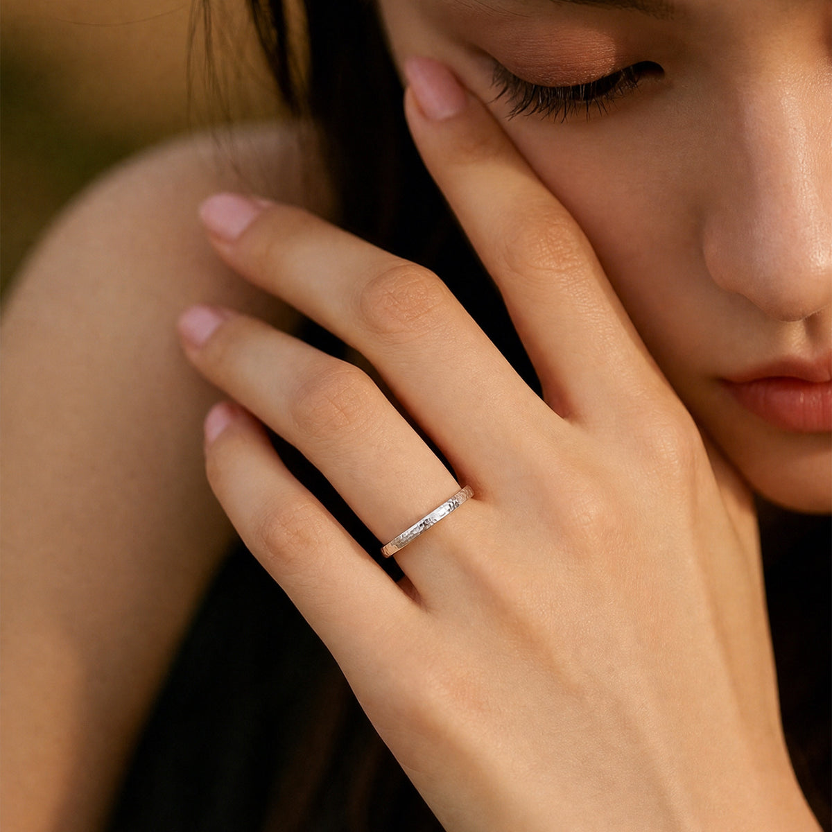 Burst Shredded S925 Sterling Silver Women's Ring