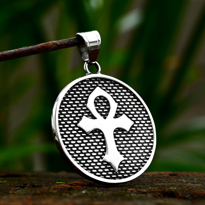 Retro Egyptian Pharaoh's Eye Titanium Steel Pendant for Men - Wholesale Fashion Jewelry