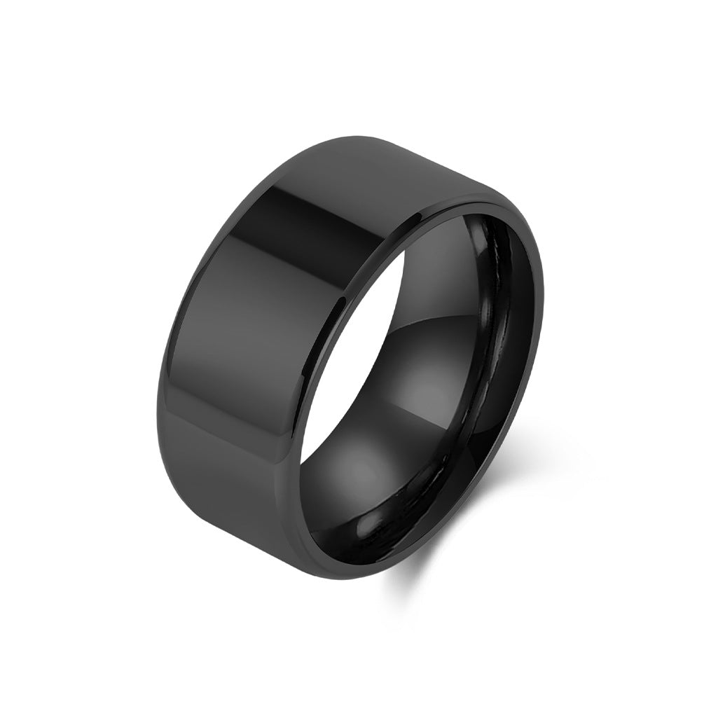 Modern Stainless Steel Ring — Gold / Silver / Black