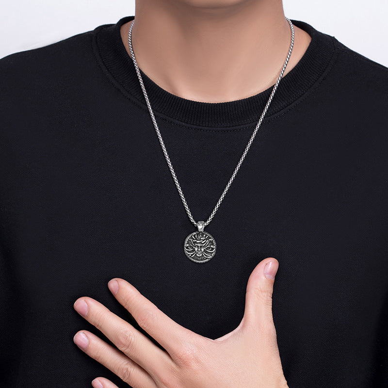 Steel Necklace – Statement Men's Necklace