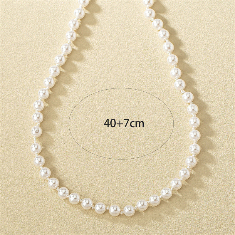 Chic Pearl Collarbone Necklace - Vienna Verve Collection