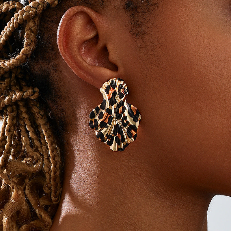 Planderful Vienna Verve Earrings – Unique Metal Geometry Design