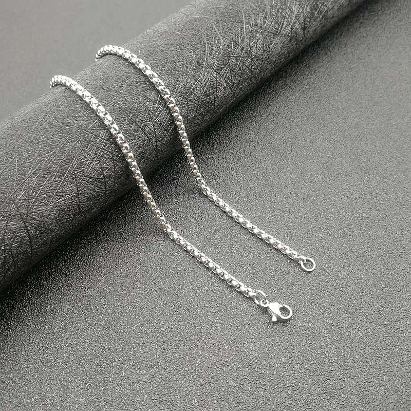 Gold-Plated Stainless Steel Necklace - Statement Skull
