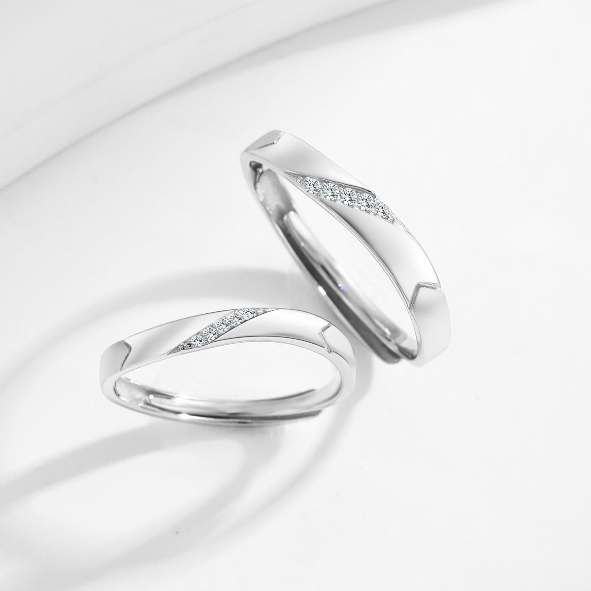 Minimalist Lucky S925 Sterling Silver Men's Ring