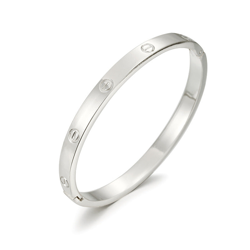 Internet Red Rose Gold Zinc Alloy Bracelet for Women's - Vienna Verve Collection