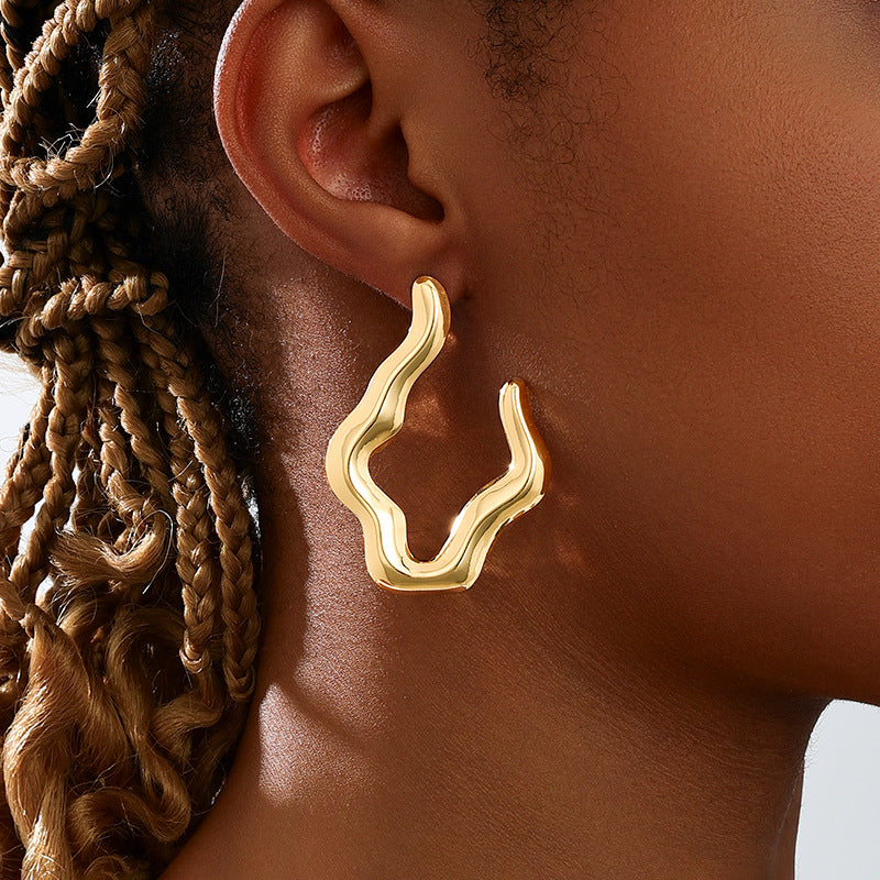 Planderful Vienna Verve Earrings – Unique Geometric Design